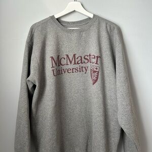 McMaster University CrewNeck Sweater